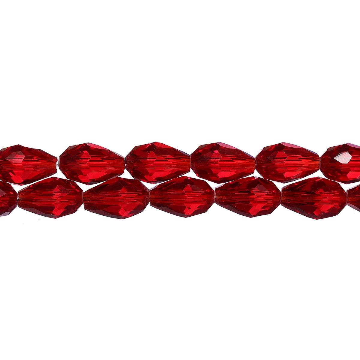 скш12-к Стекло "Капля" огранка 12*8мм, красный, шт