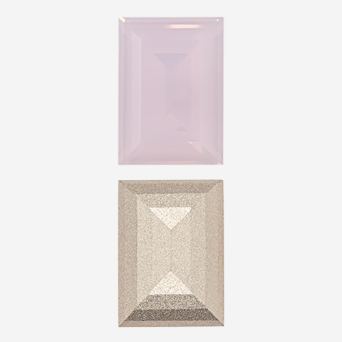 кп18-ro Кристалл прямоугольник 18*13мм, rose opal