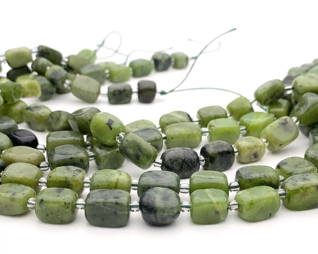 неф812 Нефрит натур. брусок 8-12*6-9мм, шт