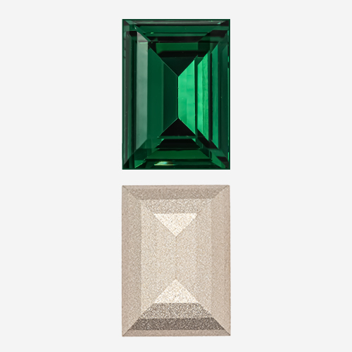 кп18-e Кристалл прямоугольник 18*13мм, emerald