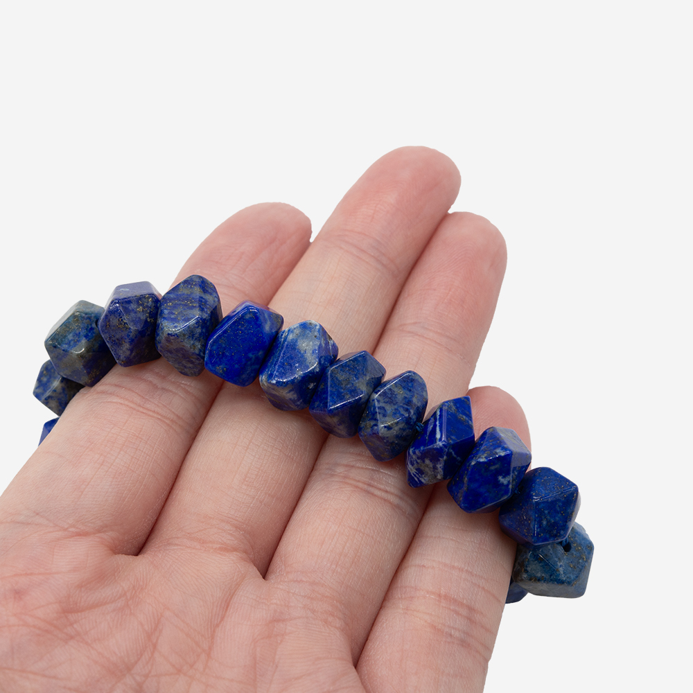 бшм-л814 Лазурит многоугольник 8-14*6-8мм, шт