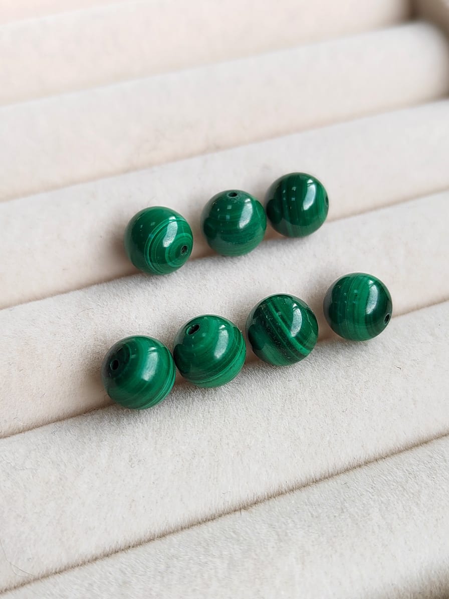 бш8-м Малахит натур. шар 8мм, шт