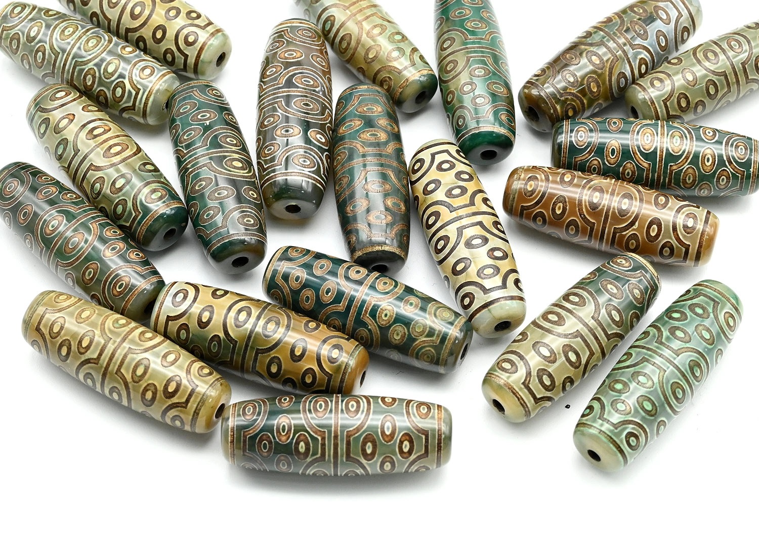 дзи-36г ДЗИ "36 глаз", 40*15мм, зеленый