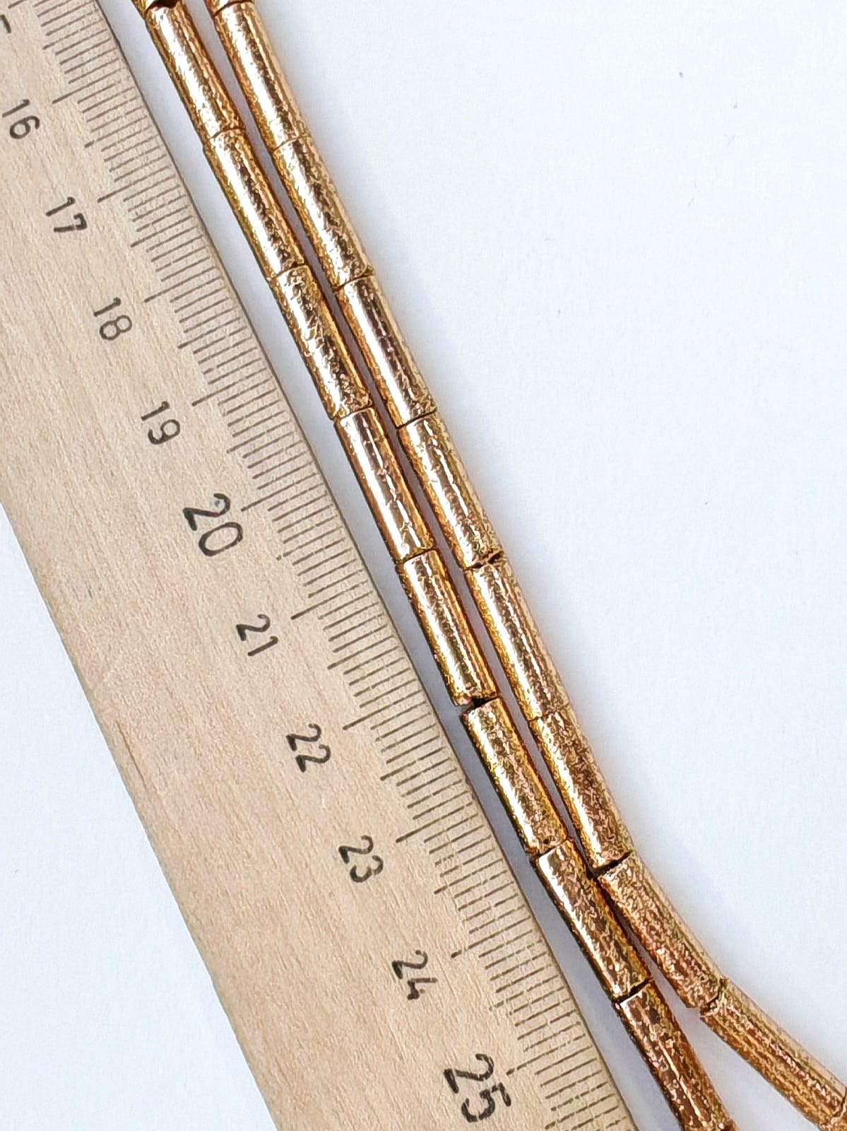 бштр-лрз13 Лава металлиз. трубочка 13*3мм, розовое золото, шт