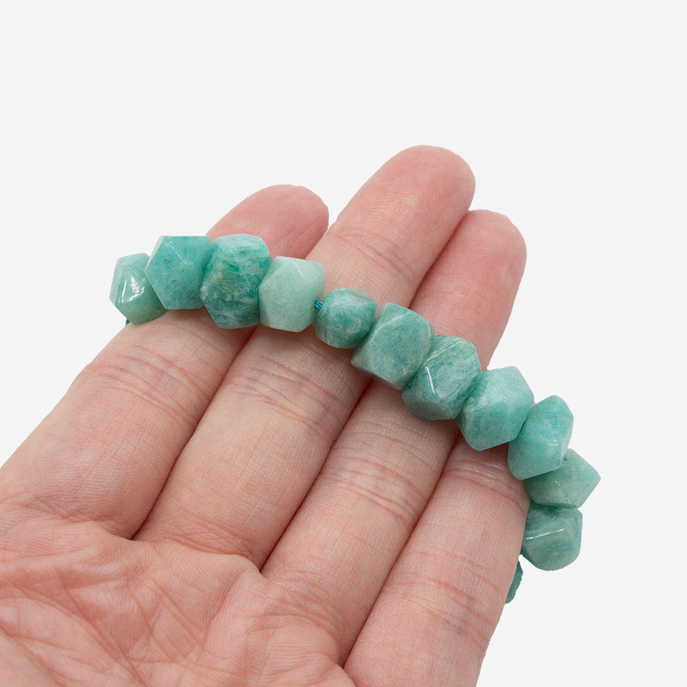 бшм-ам712 Амазонит многоугольник 7-12мм*5-9мм, шт