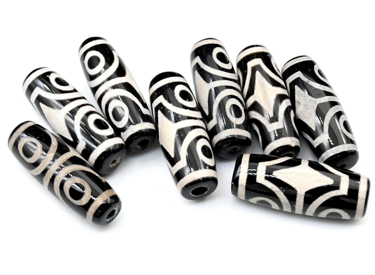 дзи-4гч ДЗИ "4 глаза" 30*10мм, черный