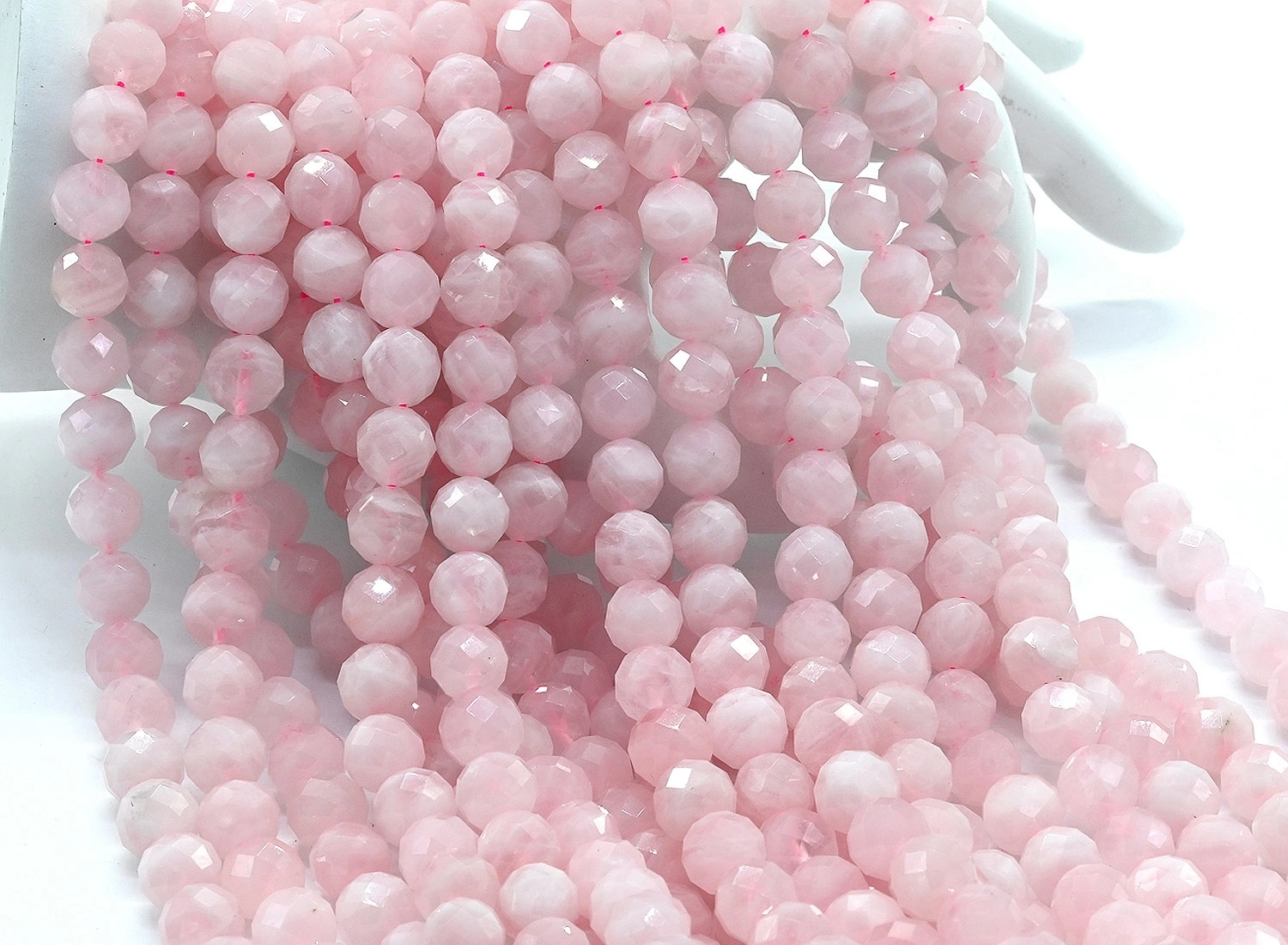 бшшо10-рк Розовый кварц шар огранка 10мм, шт
