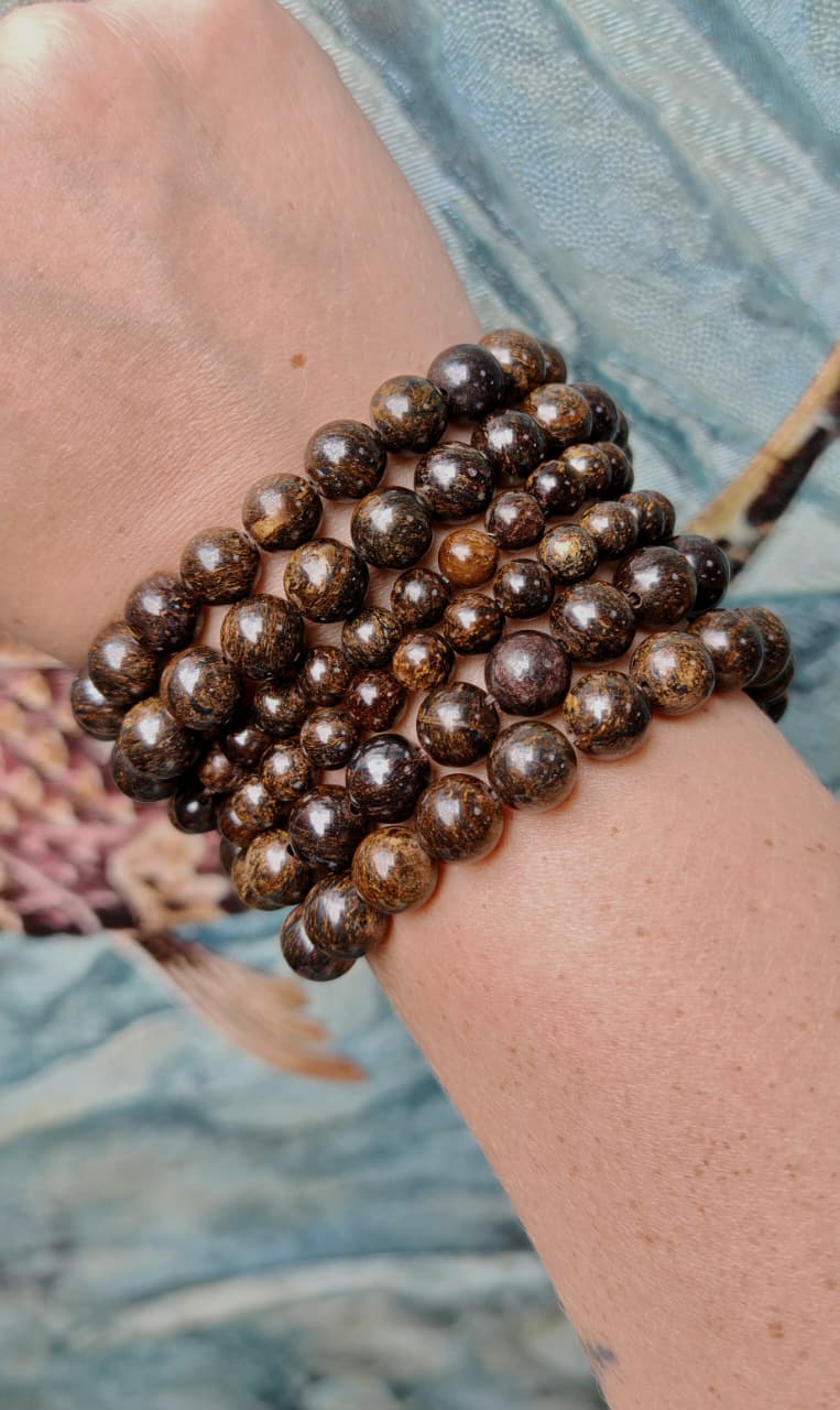 16662-8 Бронзит шар гладкий 8,5мм, 19см