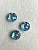 6430-aqua shim10 Кристалл "Круг" aquamarine shimmer 10мм, голубой с холодным отливом 