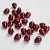 хж-к20 Хлопковый жемчуг "Капля" 20*16мм, красный, шт